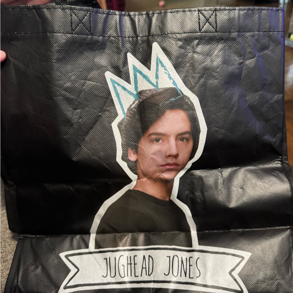 Bioworld Riverdale Black Tote Bag with Character Graphic